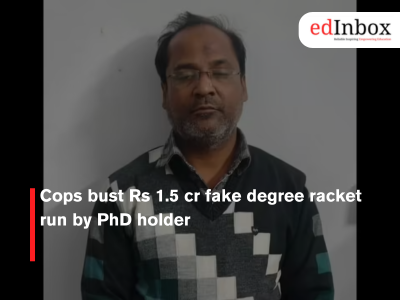 Cops bust Rs 1.5 cr fake degree racket run by PhD holder