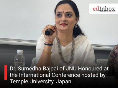 Dr. Sumedha Bajpai of JNU Honoured at the International Conference hosted by Temple University, Japan