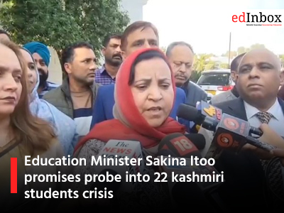 Education Minister Sakina Itoo promises probe into 22 kashmiri students crisis