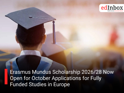 Erasmus Mundus Scholarship 2026/28 Now Open for October Applications for Fully Funded Studies in Europe