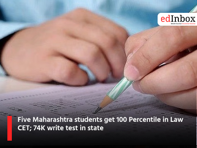 Five Maharashtra students get 100 Percentile in Law CET; 74K write test in state