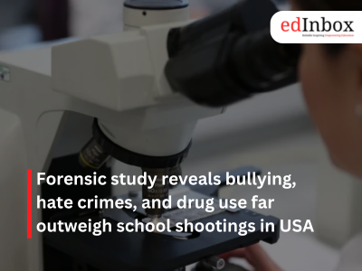 Forensic study reveals bullying, hate crimes, and drug use far outweigh school shootings in USA