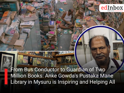 From Bus Conductor to Guardian of Two Million Books: Anke Gowda’s Pustaka Mane Library in Mysuru is Inspiring and Helping All