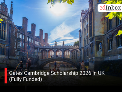Gates Cambridge Scholarship 2026 in UK (Fully Funded)