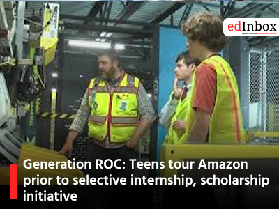 Generation ROC: Teens tour Amazon prior to selective internship, scholarship initiative