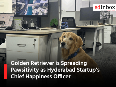 Golden Retriever is Spreading Pawsitivity as Hyderabad Startup’s Chief Happiness Officer
