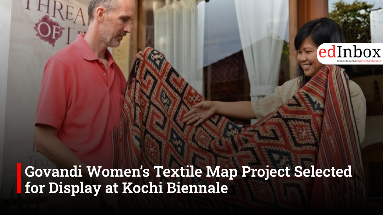 Govandi Women’s Textile Map Project Selected for Display at Kochi Biennale