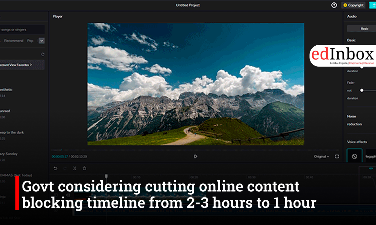 Govt considering cutting online content blocking timeline from 2-3 hours to 1 hour