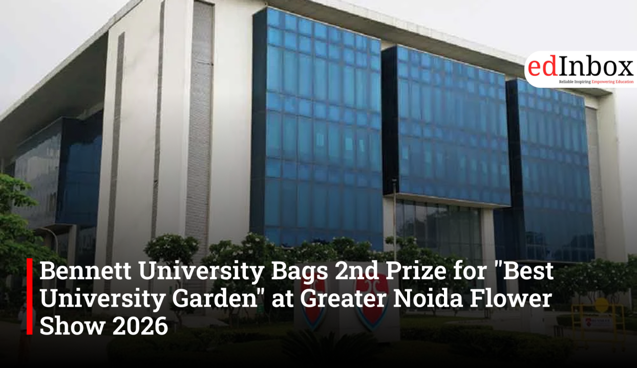 Bennett University Bags 2nd Prize for "Best University Garden" at Greater Noida Flower Show 2026