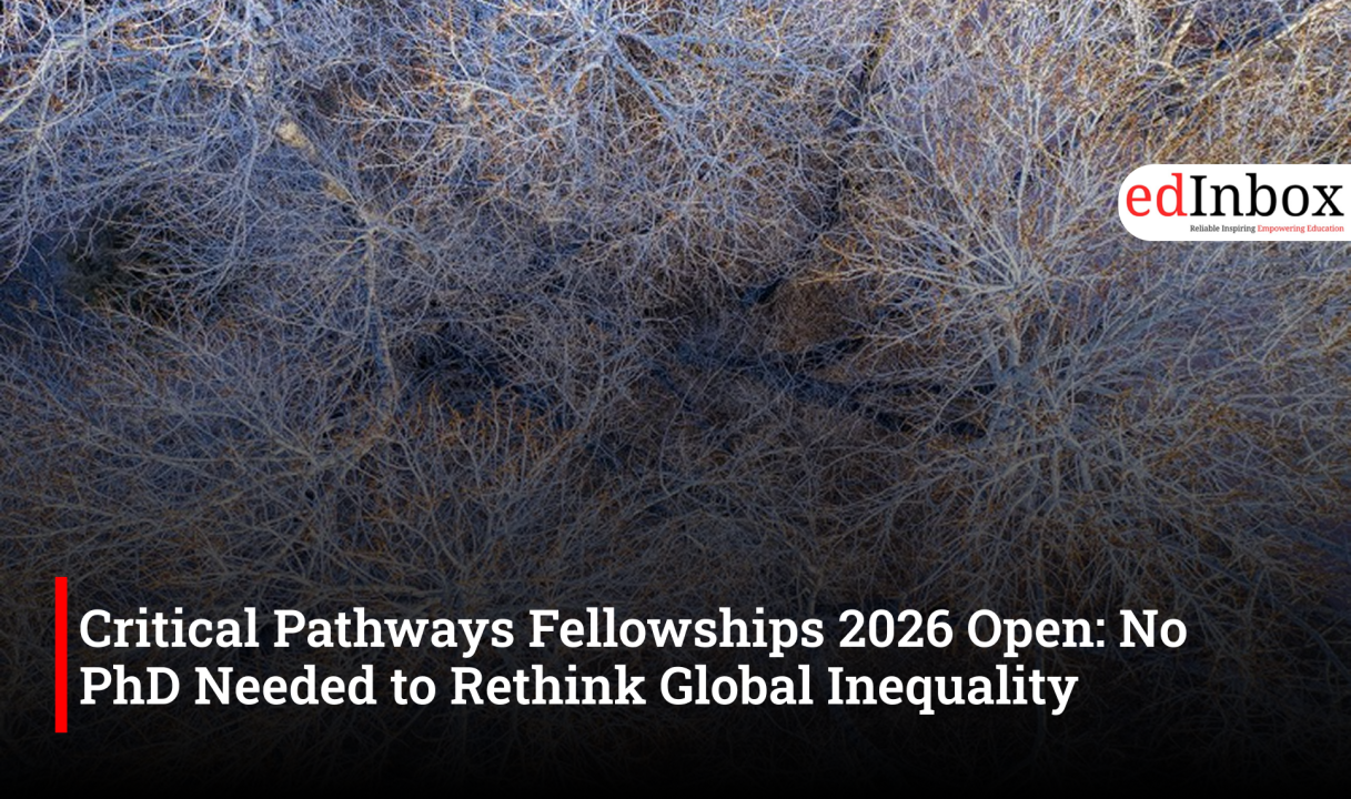 Critical Pathways Fellowships 2026 Open: No PhD Needed to Rethink Global Inequality
