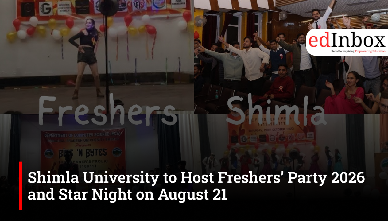Shimla University to Host Freshers’ Party 2026 and Star Night on August 21