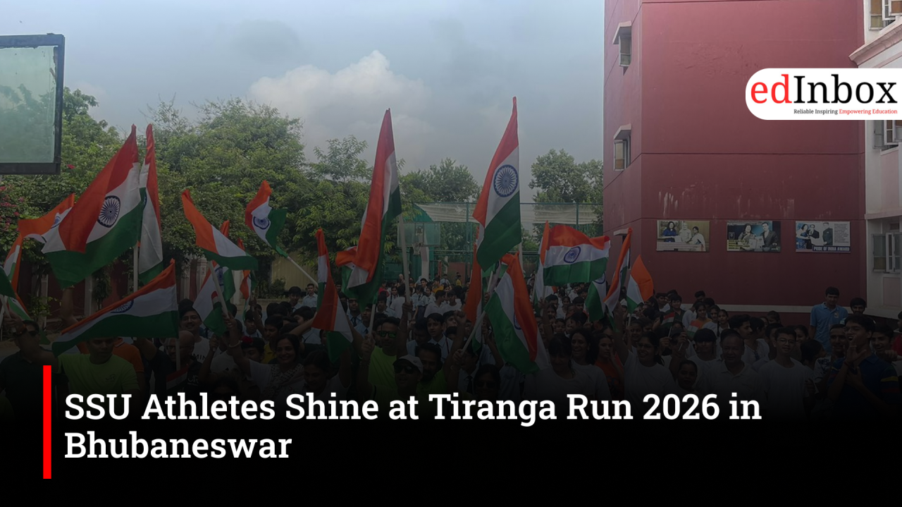 SSU Athletes Shine at Tiranga Run 2026 in Bhubaneswar