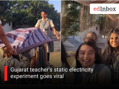Gujarat teacher’s static electricity experiment goes viral