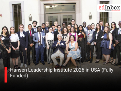 Hansen Leadership Institute 2026 in USA (Fully Funded)