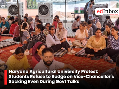 Haryana Agricultural University Protest: Students Refuse to Budge on Vice-Chancellor's Sacking Even During Govt Talks
