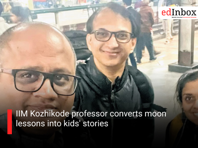 IIM Kozhikode professor converts moon lessons into kids' stories
