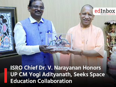 ISRO Chief Dr. V. Narayanan Honors UP CM Yogi Adityanath, Seeks Space Education Collaboration