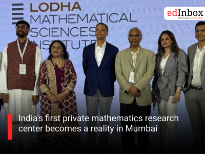 India's first private mathematics research center becomes a reality in Mumbai