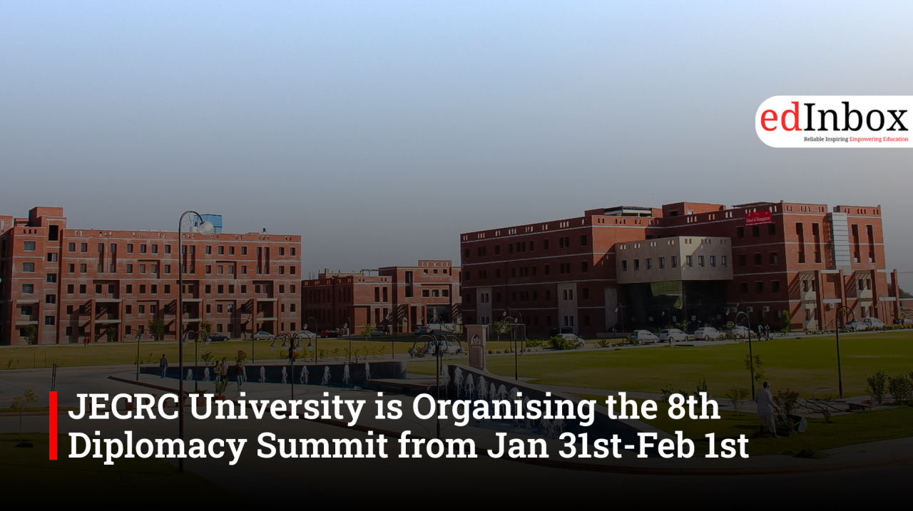 JECRC University is Organising the 8th Diplomacy Summit from Jan 31st-Feb 1st
