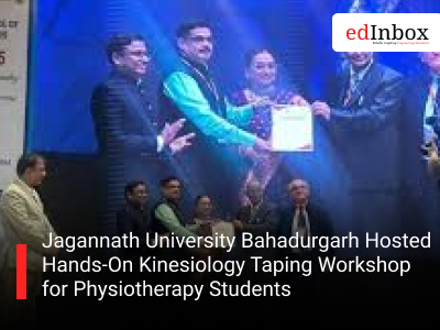 Jagannath University Bahadurgarh Hosted Hands-On Kinesiology Taping Workshop for Physiotherapy Students
