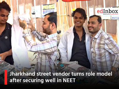 Jharkhand street vendor turns role model after securing well in NEET