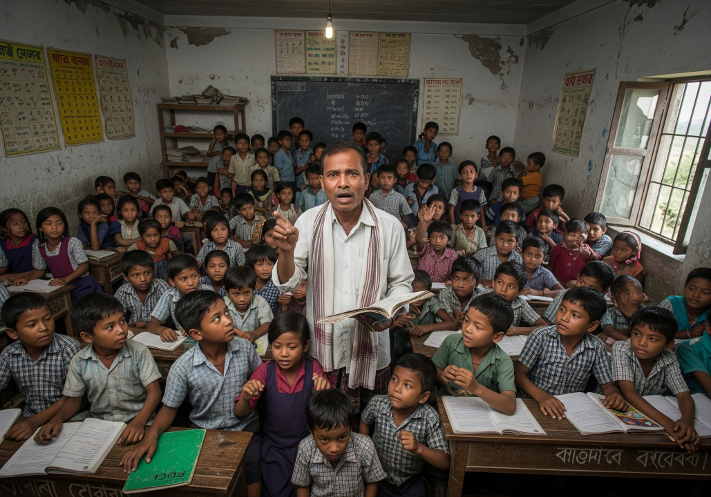 Just 4 Teachers for 700 Students: Chilling Staff Shortage Hits Assam School, Sparks Calls for Action Now