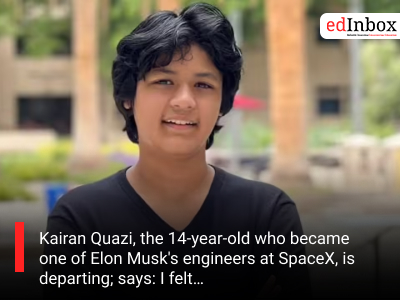 Kairan Quazi, the 14-year-old who became one of Elon Musk's engineers at SpaceX, is departing; says: I felt…