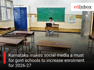 Karnataka makes social media a must for govt schools to increase enrolment for 2026-27