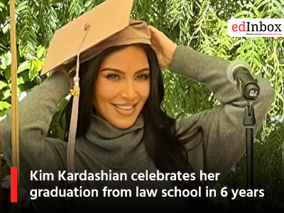 Kim Kardashian celebrates her graduation from law school in 6 years