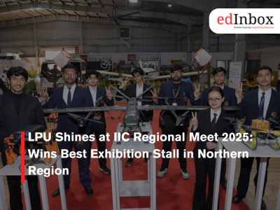 LPU Shines at IIC Regional Meet 2025: Wins Best Exhibition Stall in Northern Region