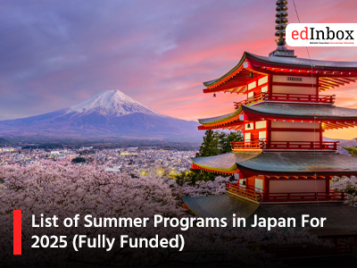 List of Summer Programs in Japan For 2025 (Fully Funded)