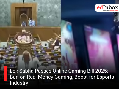 Lok Sabha Passes Online Gaming Bill 2025: Ban on Real Money Gaming, Boost for Esports Industry