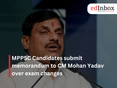 MPPSC Candidates submit memorandum to CM Mohan Yadav over exam changes