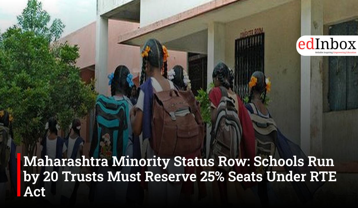 Maharashtra Minority Status Row: Schools Run by 20 Trusts Must Reserve 25% Seats Under RTE Act
