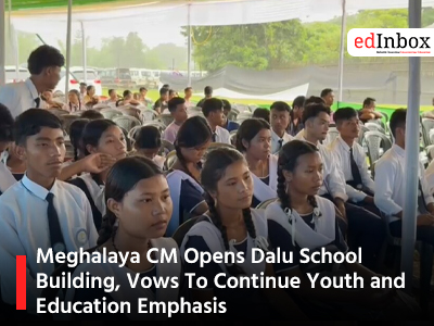 Meghalaya CM Opens Dalu School Building, Vows To Continue Youth and Education Emphasis