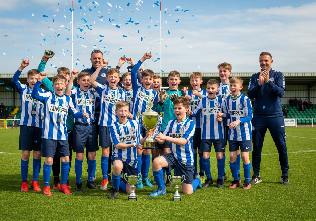 Minerva U-14 Boys Script History: Triple Title Glory in Europe Puts Indian Football on World Map