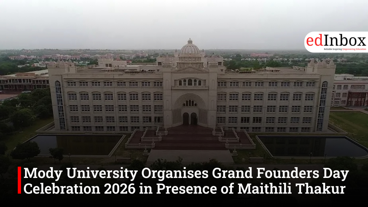Mody University Organises Grand Founders Day Celebration 2026 in Presence of Maithili Thakur 