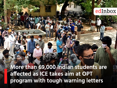 More than 69,000 Indian students are affected as ICE takes aim at OPT program with tough warning letters