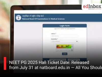 NEET PG 2025 Hall Ticket Date: Released from July 31 at natboard.edu.in — All You Should Know