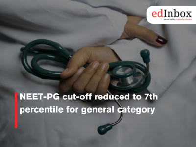 NEET-PG cut-off reduced to 7th percentile for general category