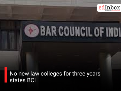 No new law colleges for three years, states BCI