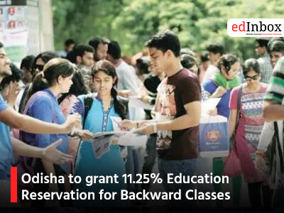 Odisha to grant 11.25% Education Reservation for Backward Classes
