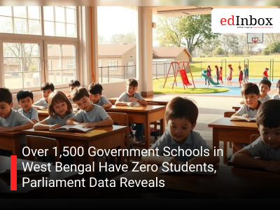 Over 1,500 Government Schools in West Bengal Have Zero Students, Parliament Data Reveals