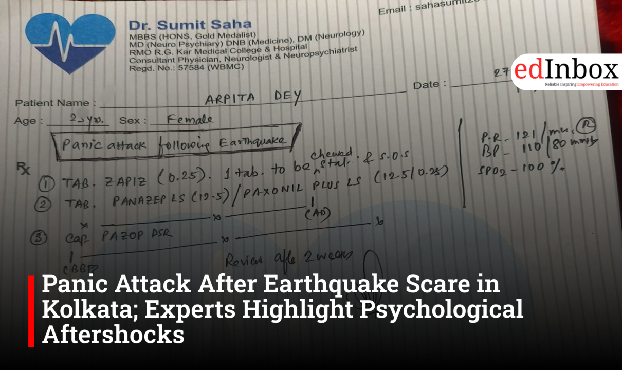Panic Attack After Earthquake Scare in Kolkata; Experts Highlight Psychological Aftershocks
