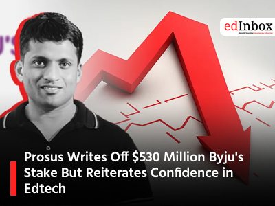 Prosus Writes Off $530 Million Byju's Stake But Reiterates Confidence in Edtech