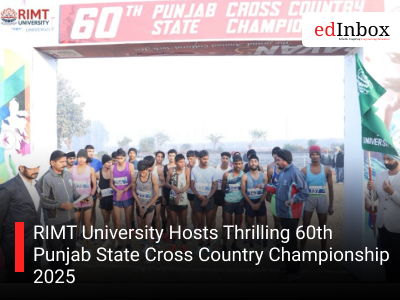 RIMT University Hosts Thrilling 60th Punjab State Cross Country Championship 2025