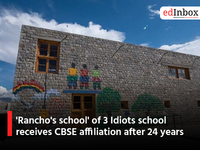 'Rancho's school' of 3 Idiots school receives CBSE affiliation after 24 years