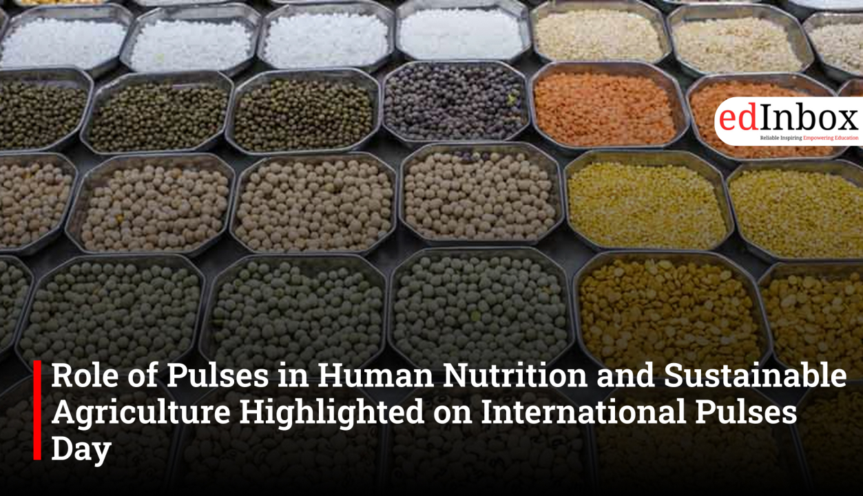 Role of Pulses in Human Nutrition and Sustainable Agriculture Highlighted on International Pulses Day