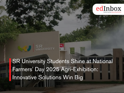 SR University Students Shine at National Farmers' Day 2025 Agri-Exhibition: Innovative Solutions Win Big