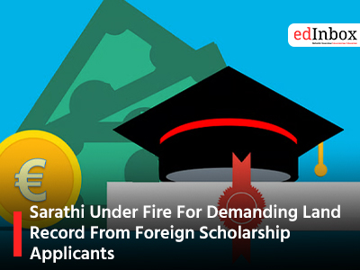 Sarathi Under Fire For Demanding Land Record From Foreign Scholarship Applicants